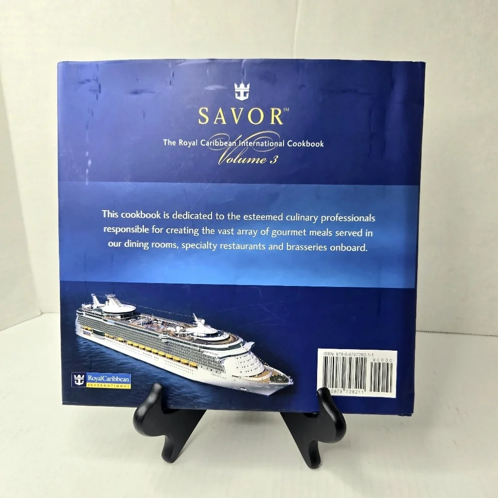 Savor, The Royal Caribbean Cookbook, Volume 3. Hardback.